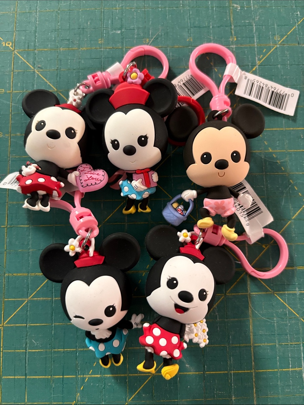Disney Minnie Mouse & Mickey Mouse Bag Clips